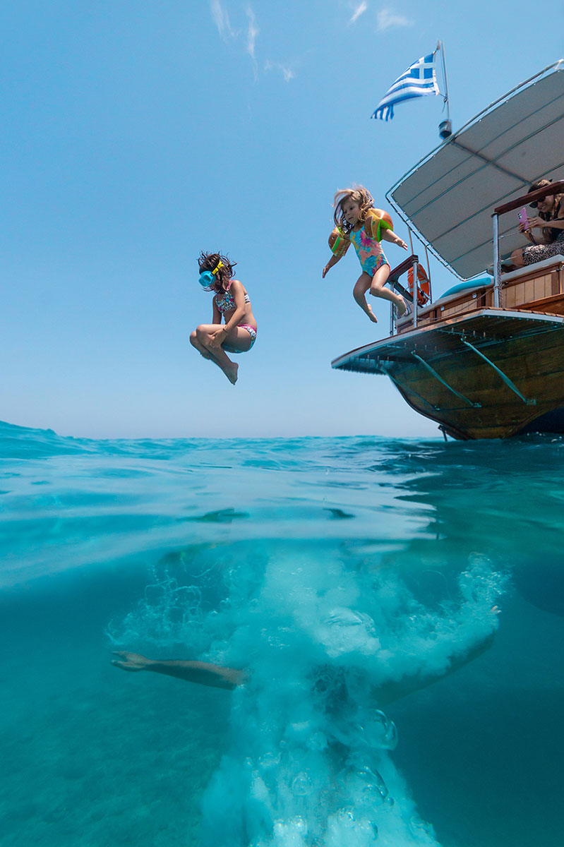 Swim Stop & Lunch on the Boat